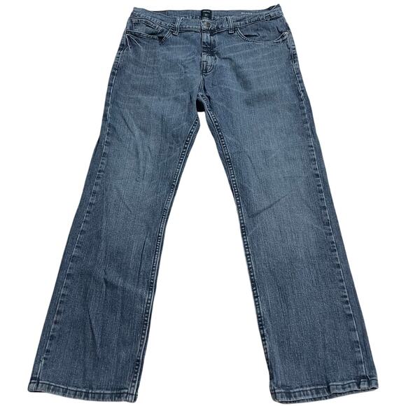 Nautica NYC Relaxed Fit Stretch Jeans Mens 34 x 30 Blue Denim - Picture 1 of 14